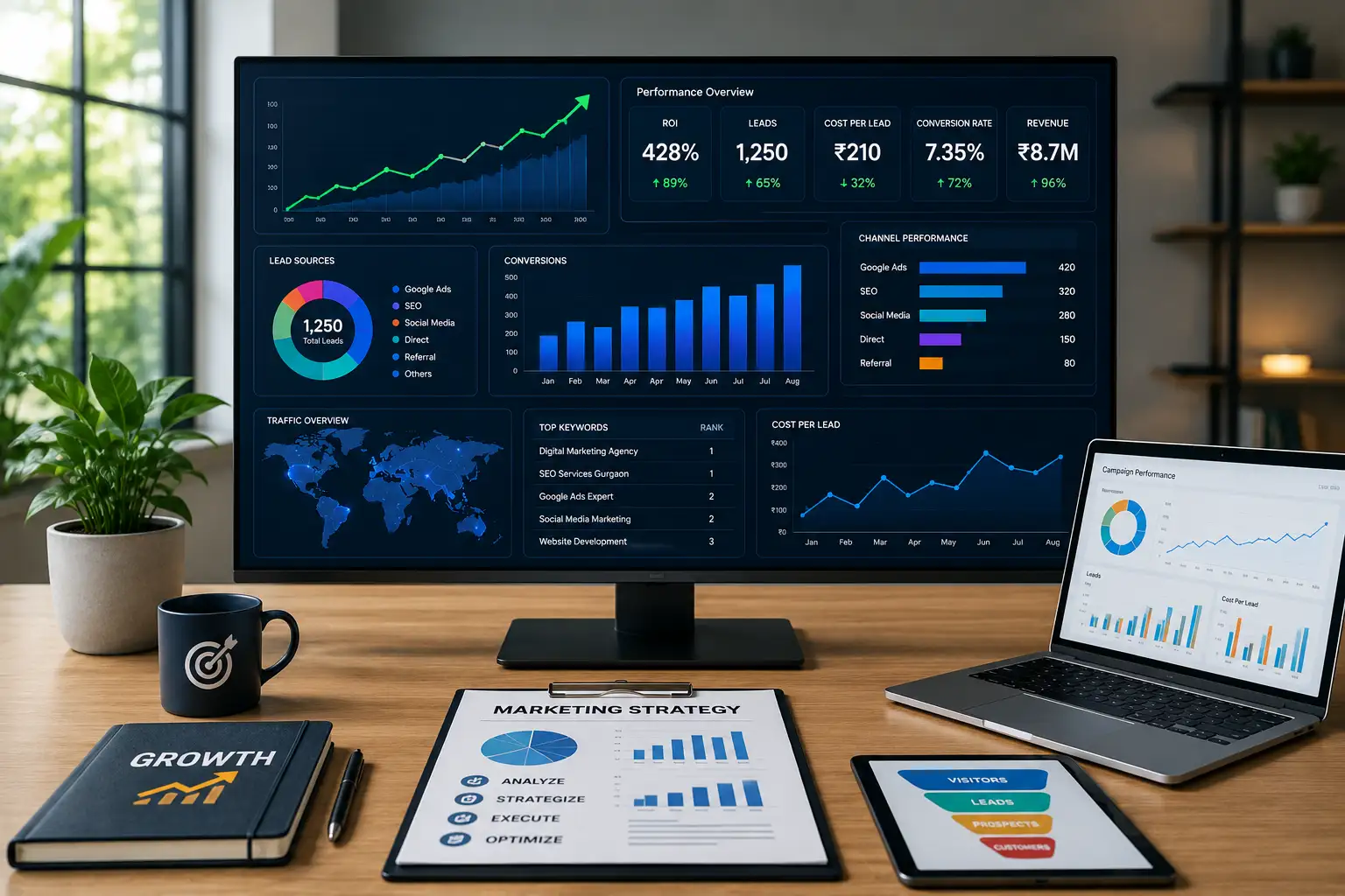 Digital Marketing Services in Gurugram ROI-Driven Growth by DigiHoper