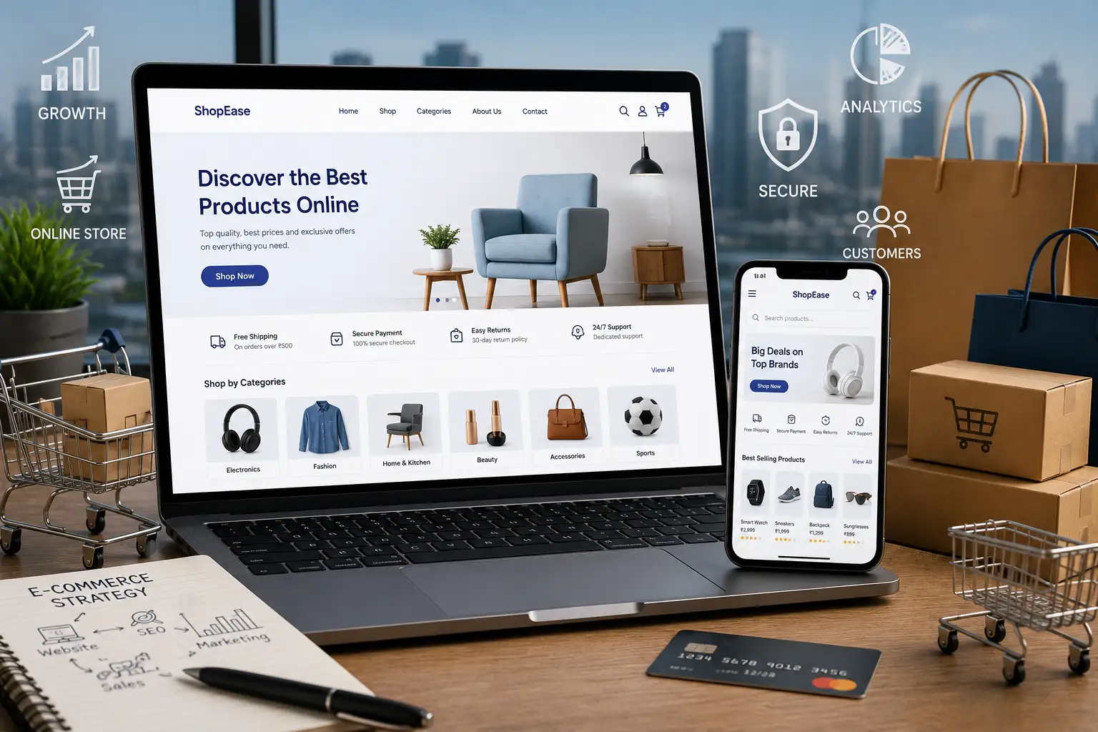 Ecommerce Website Development in Gurgaon DigiHoper